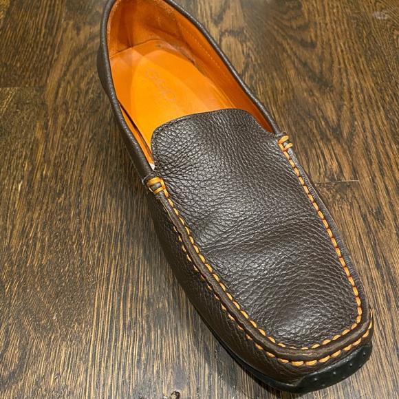 Geox Italian leather loafers